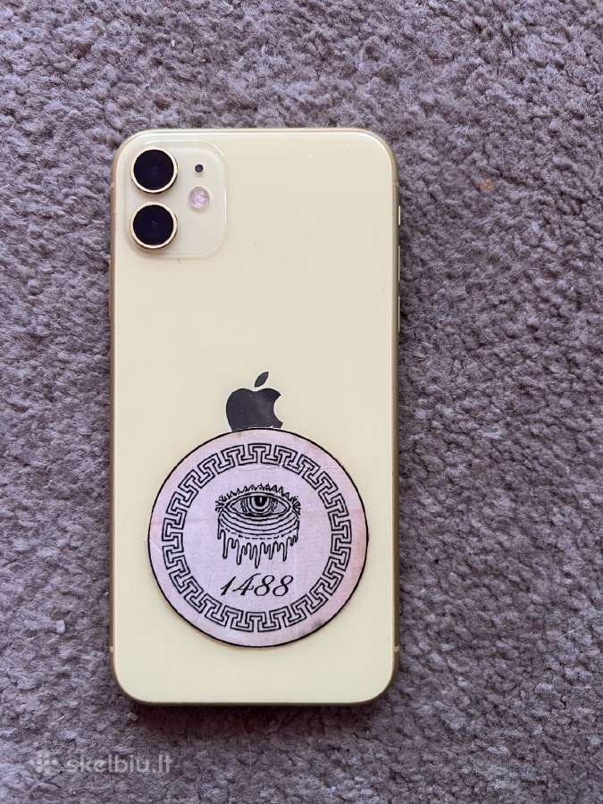 iPhone 11 64gb Yellow Face Id 75% baterija