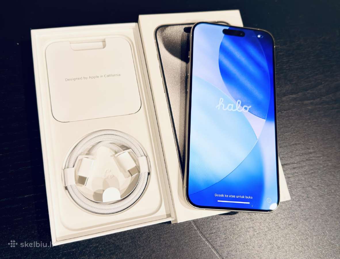 iPhone 15 Pro Max 256gb White Titanium