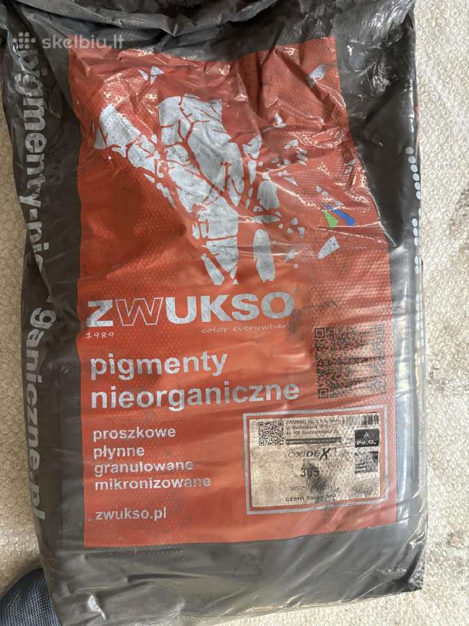 Juodas geležies oksido pigmentas Oxidex 385, 25 kg