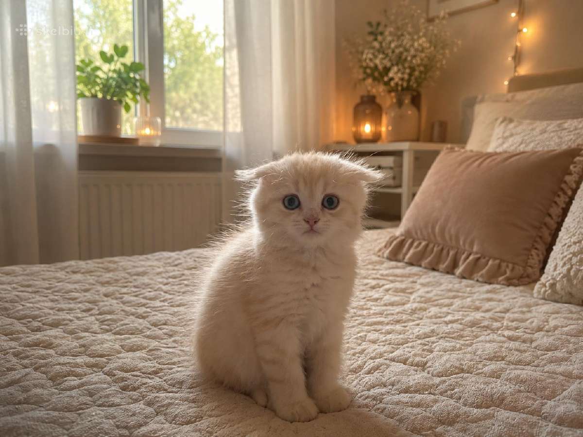 Cream tabby berniukas.