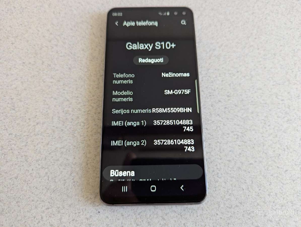 Samsung Galaxy S10+ - nuotraukos Nr. 9