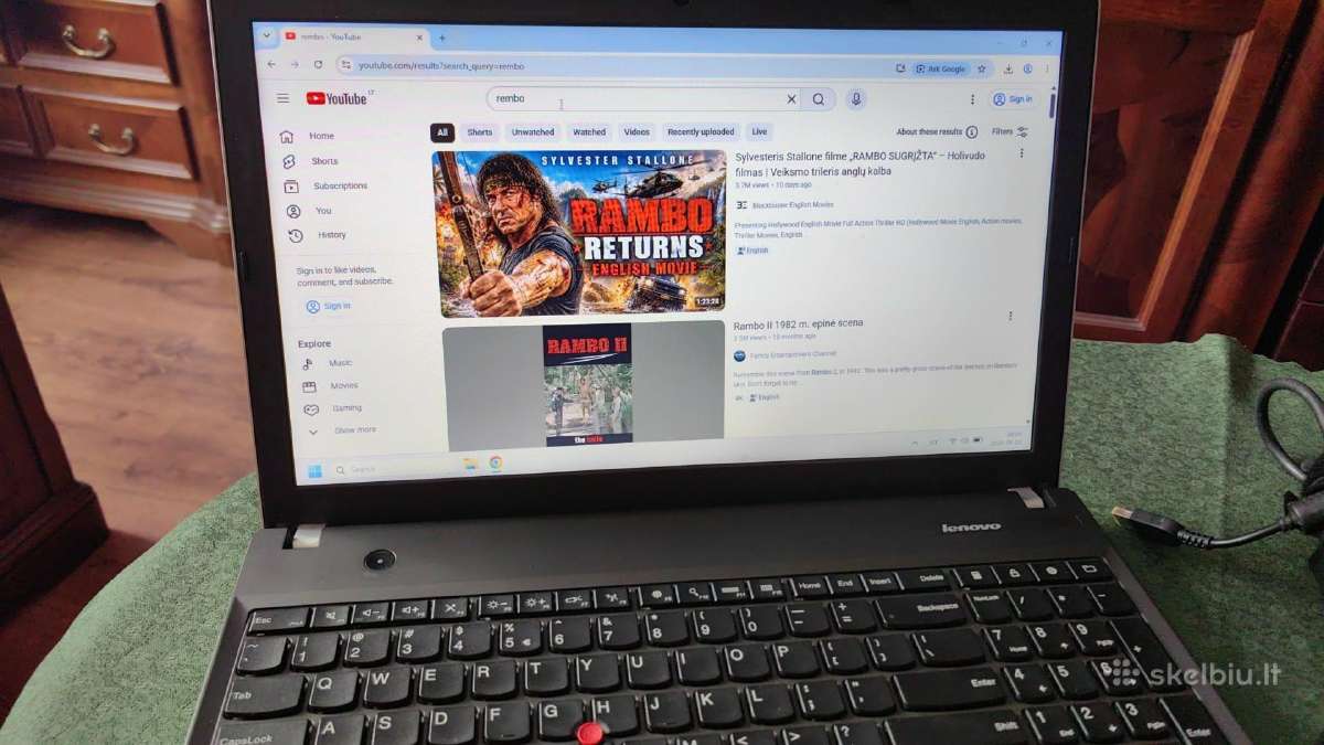 Lenovo Thinkpad E540 Win11,i5(4)cpu,12/500gb - nuotraukos Nr. 5