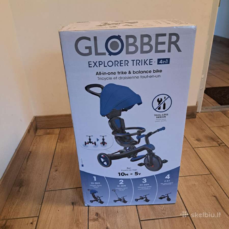 Parduodu nauja Globber dviratuka 4 in 1.