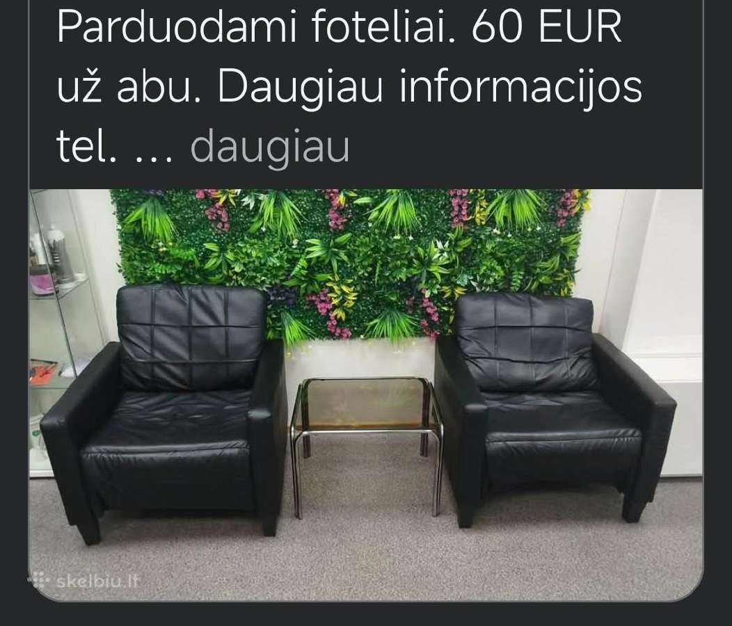 Foteliai