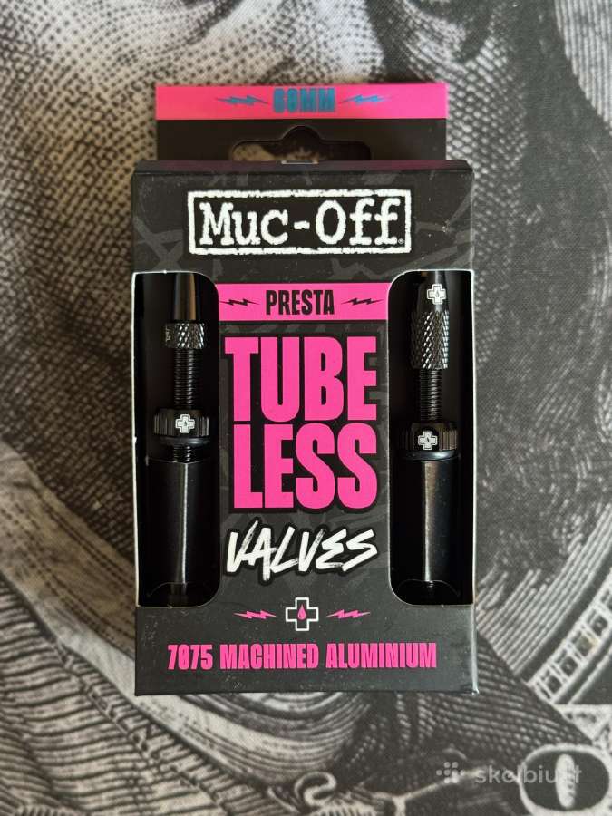 Muc-off Tubeless Valve Set V2, 60 mm black
