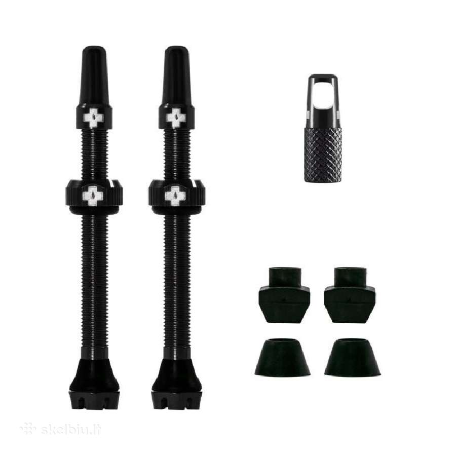 Muc-off Tubeless Valve Set V2, 60 mm black - nuotraukos Nr. 3