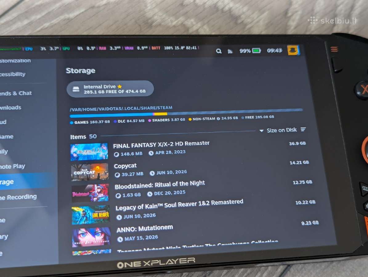 Onexplayer Mini Pro 6800u - nuotraukos Nr. 22
