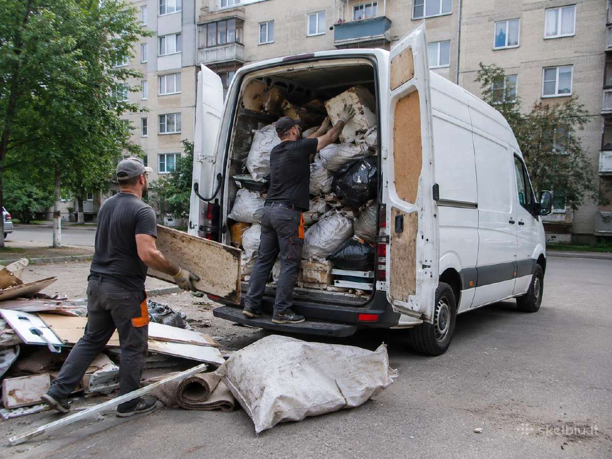 Įvairūs kraustymo darbai, baldų pervežimas, krovėj