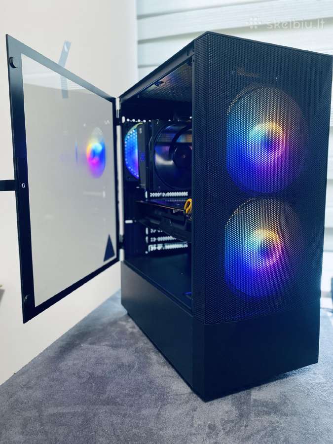Žaidimų Pc Ryzen 5/rx5700xt/16gb/512gb Nvme