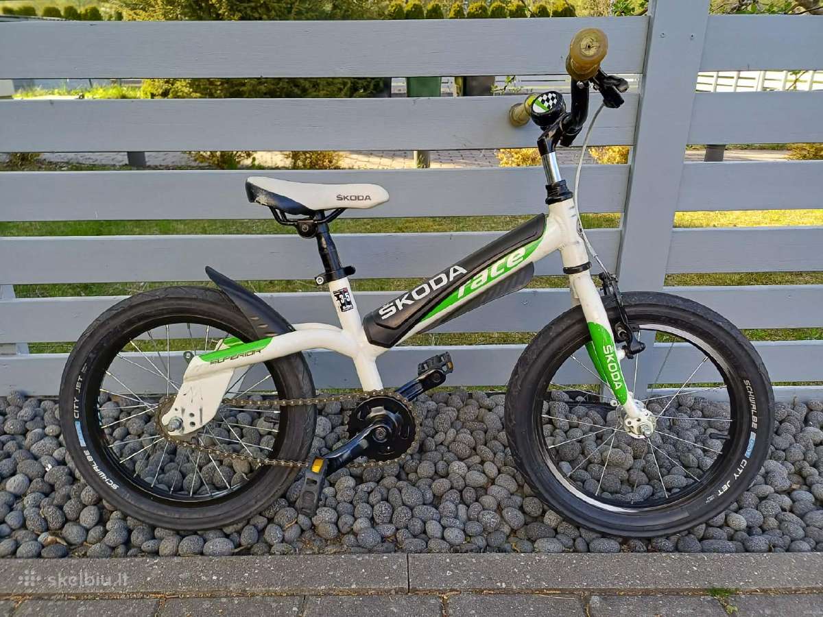 14 colių orginalus Škoda dviratis vaikui