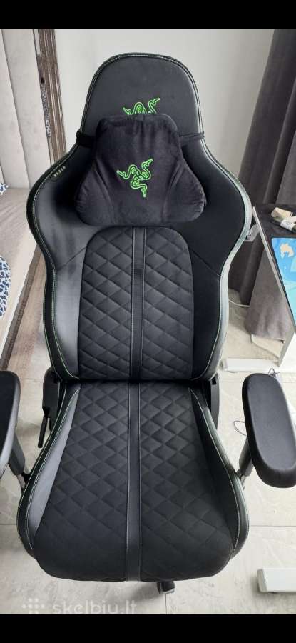 Žaidimų kėdė Razer Enki X, Black/green