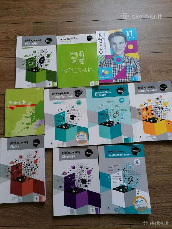 Daug knygu moksleiviams, abiturientams,vadoveliai