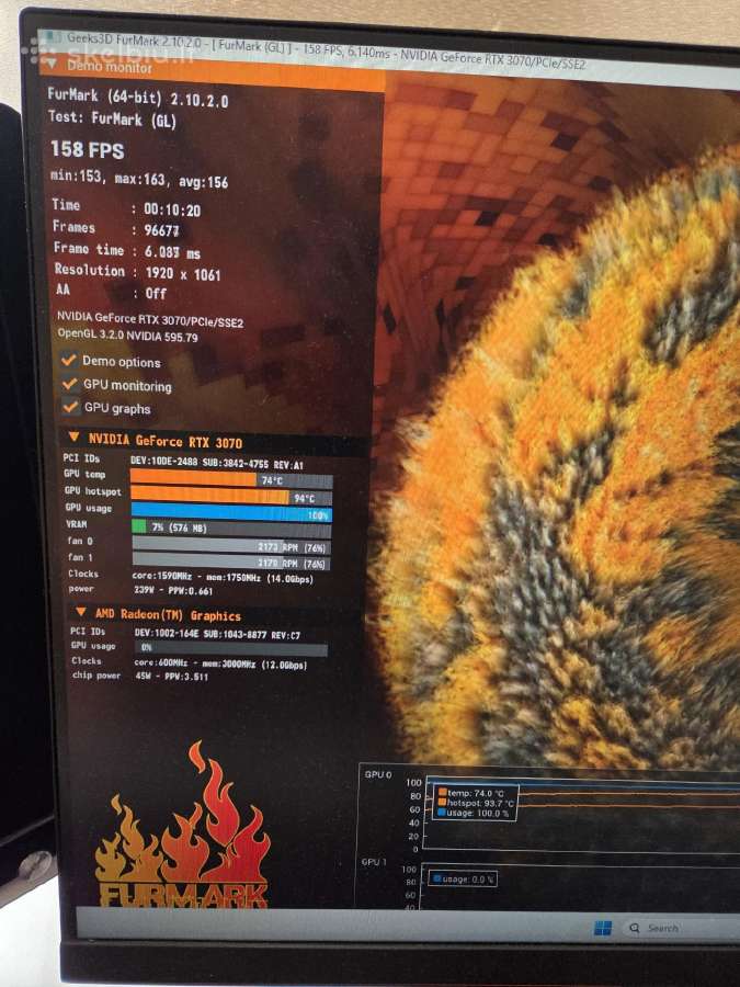 Parduodu Evga Geforce Rtx 3070 Xc3 Ultra Gaming - nuotraukos Nr. 5