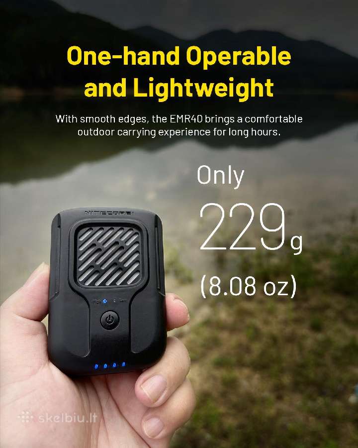 Nitecore Emr-40 + 30 vnt. mrm10 repelentų