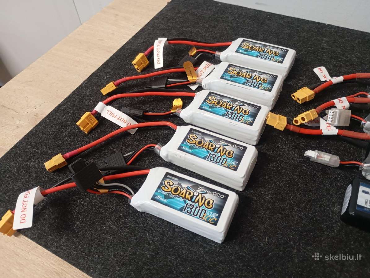 Lipo 3s baterijos nuo 300mah iki 1550mah - nuotraukos Nr. 2