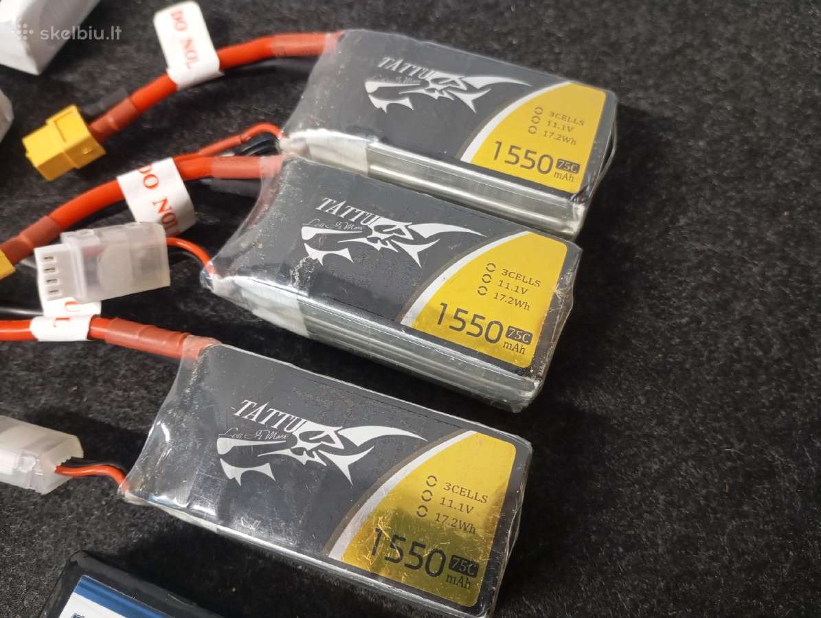 Lipo 3s baterijos nuo 300mah iki 1550mah - nuotraukos Nr. 4