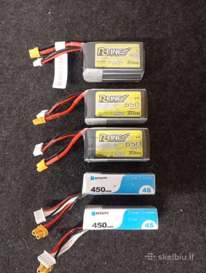 Lipo 4S 450mah / 650mah / 850mah baterijos