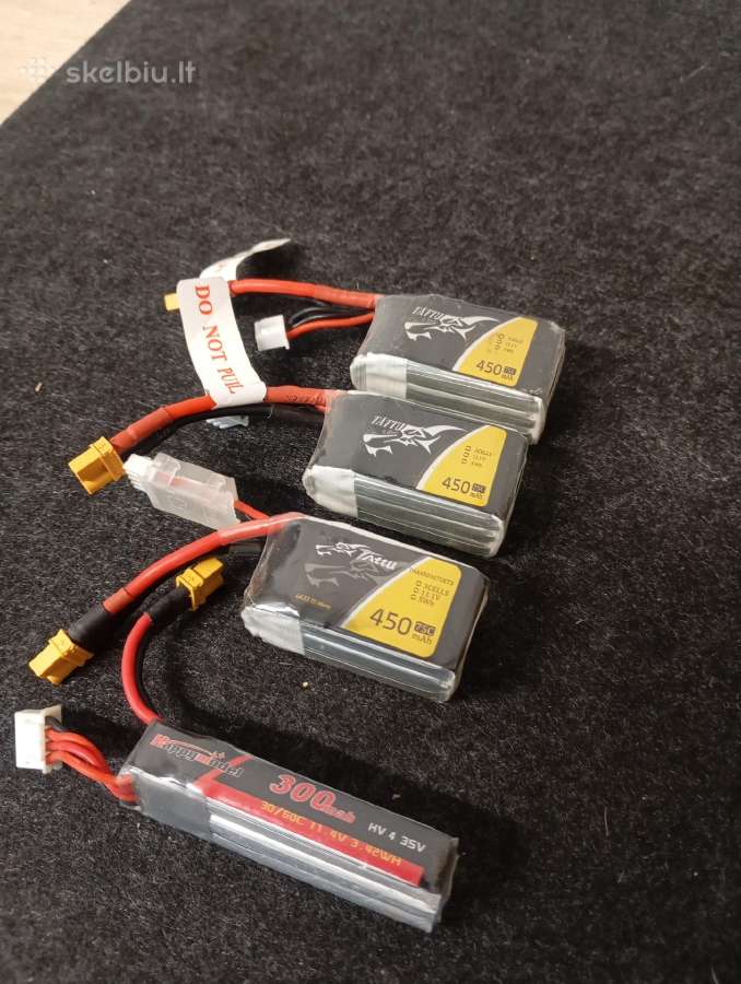 Lipo 3s baterijos nuo 300mah iki 1550mah - nuotraukos Nr. 6