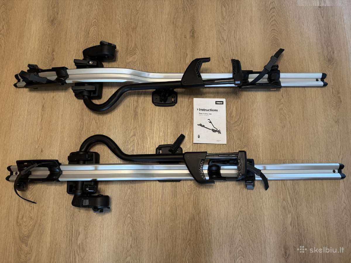 Dviračio laikiklis ant stogo Thule Proride Silver