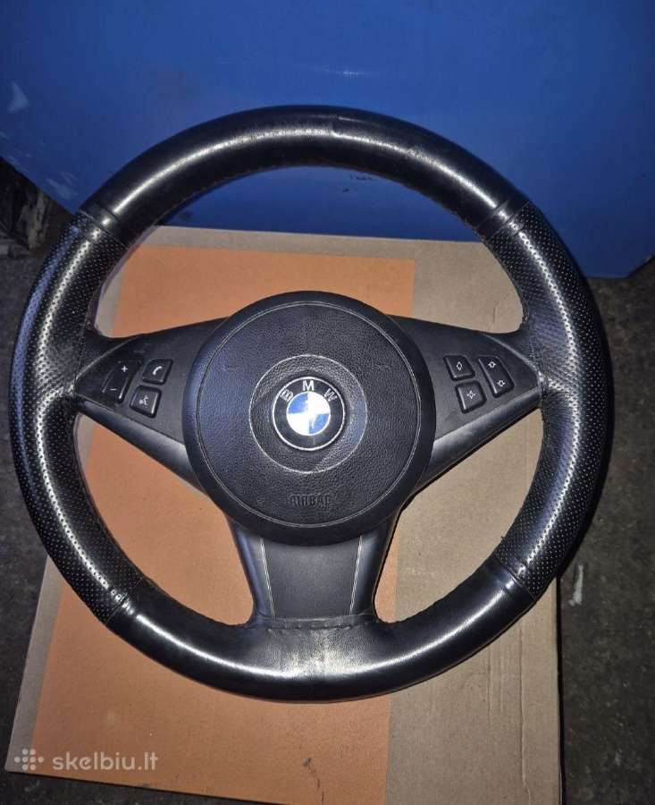 Raktinis vairas su airbag e60