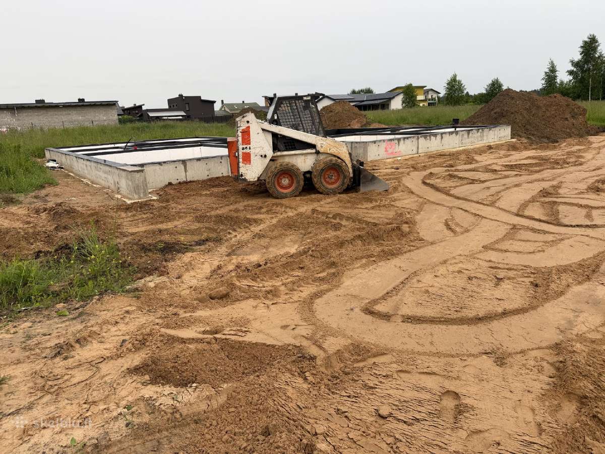 Bobcat nuoma su operatoriumi, savivarčio paslaugos