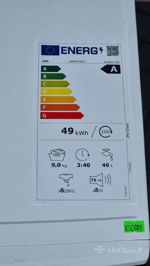 Nauja Aeg Lr8e75490 Universaldose + Garantija - nuotraukos Nr. 5