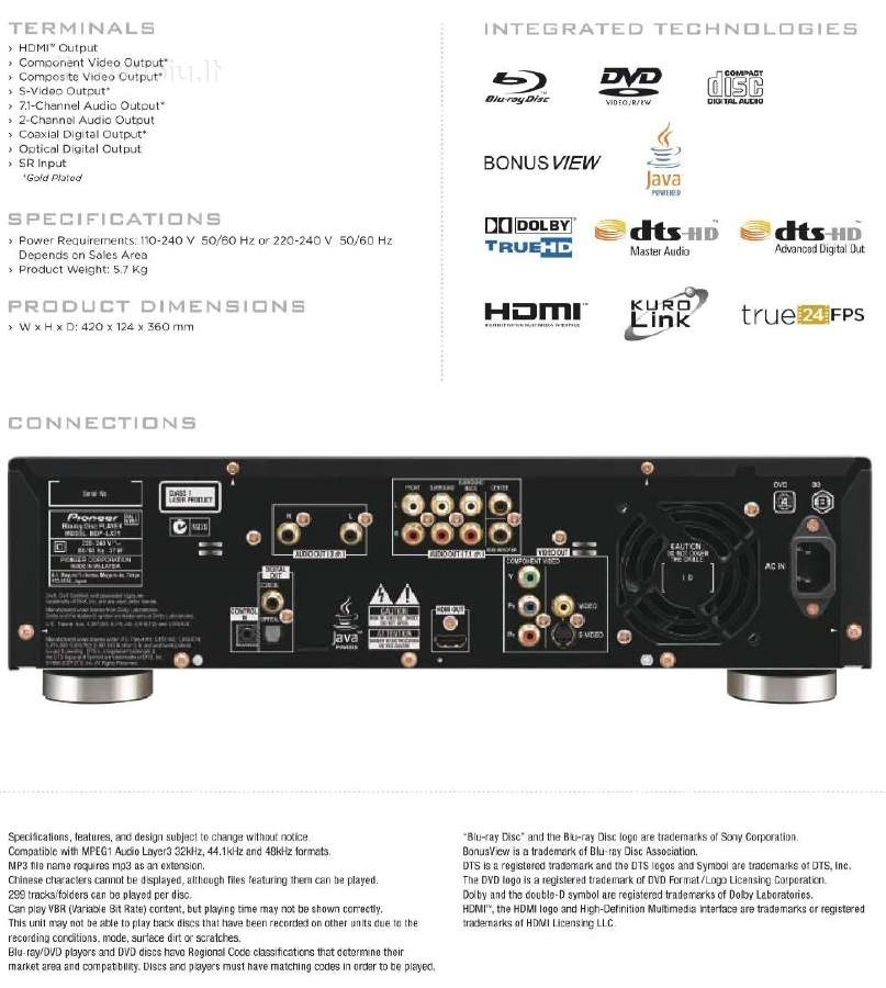 Audio Note, Pioneer Blu-ray, Monitor Audio, Jamo - nuotraukos Nr. 24