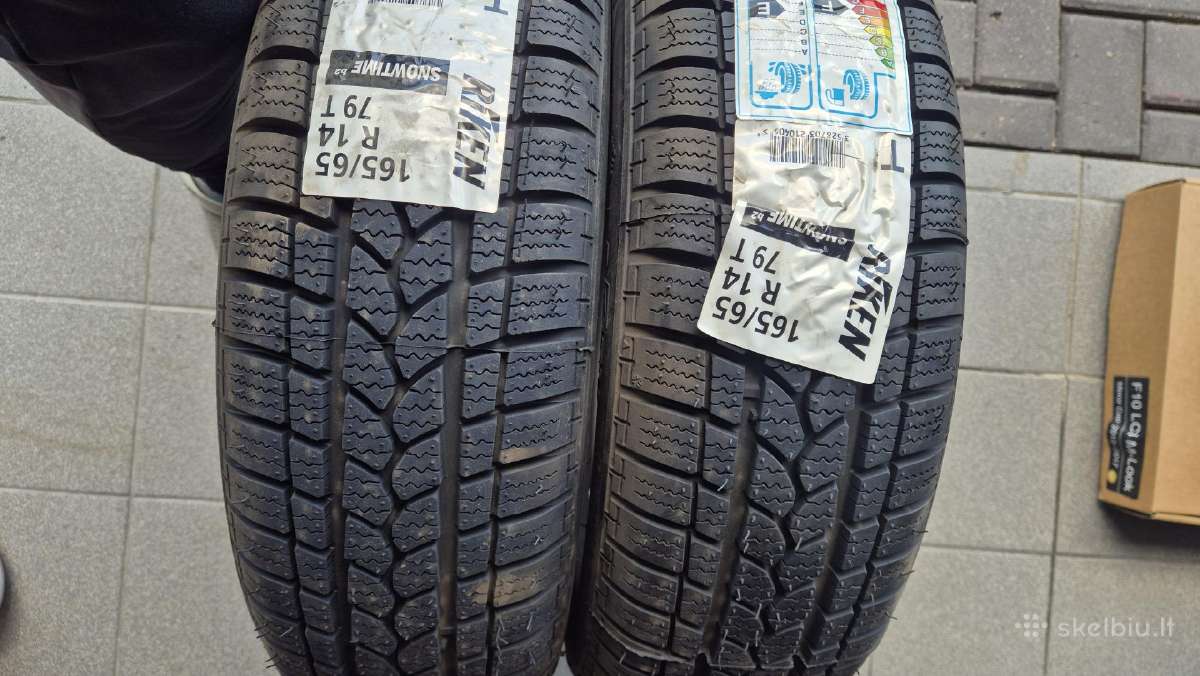 Dvi naujos 165/65 R14 Riken