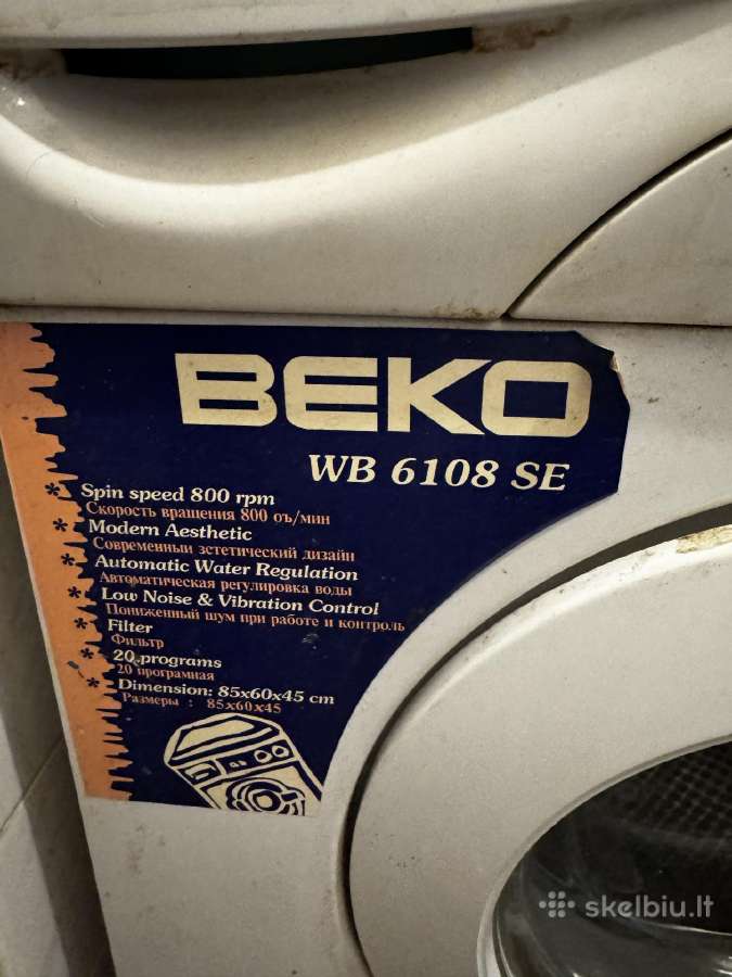 Beko skalbykle