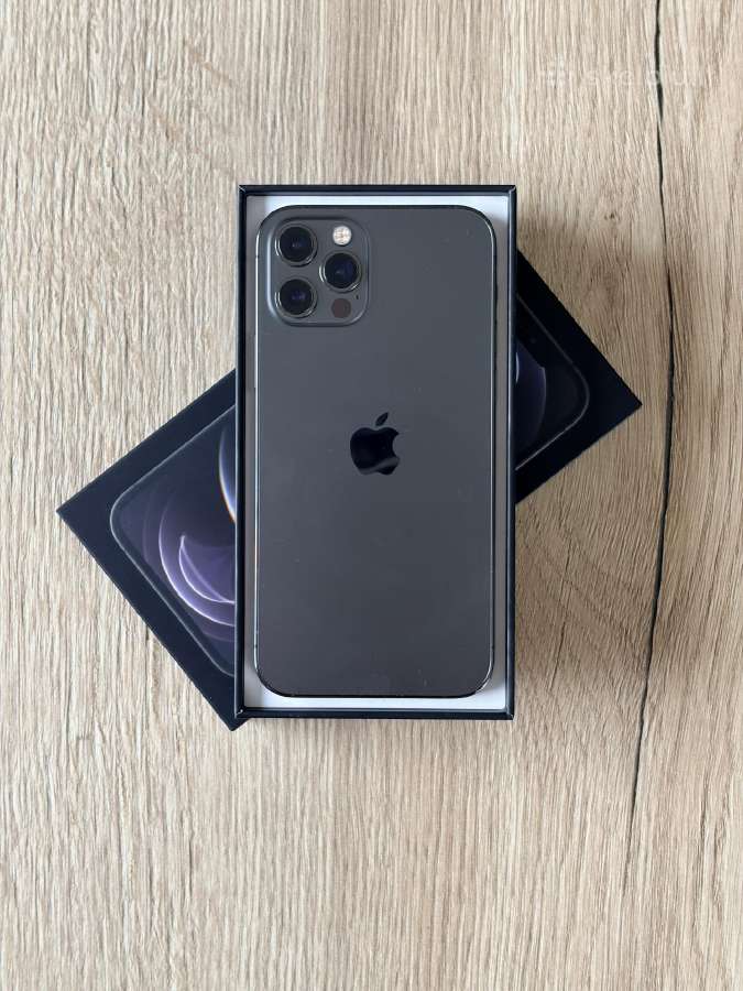 iPhone 12 Pro 256gb Graphite Puikios būklės Su