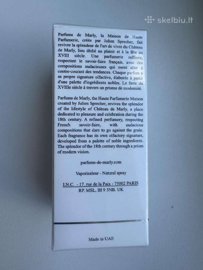Naujas Valaya Parfums de Marly 25 ml - nuotraukos Nr. 4