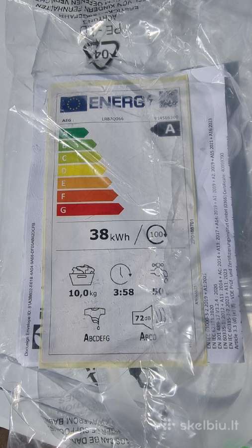 Nauja Aeg Lr87q066+su Idoss+ garantija - nuotraukos Nr. 22