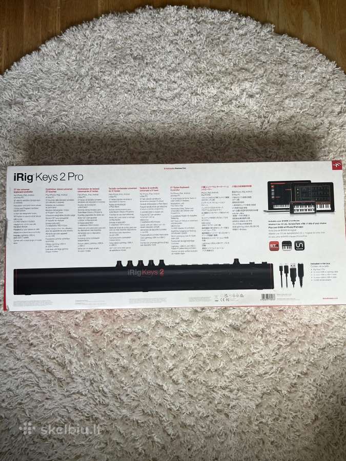 Irig Keys 2 Pro Midi klaviatūra - nuotraukos Nr. 3