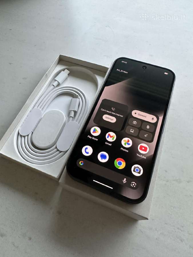 Google pixel 10 128gb obsidian ekspozicinis