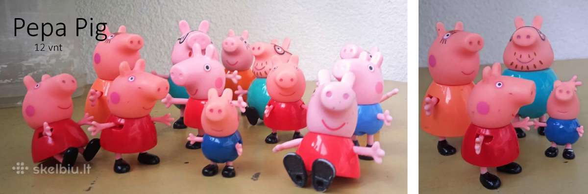 Pepa Pig figūrėlės