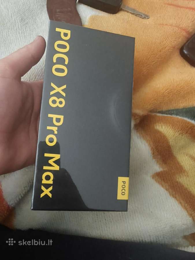 Poco x8 pro max 512gb naujas