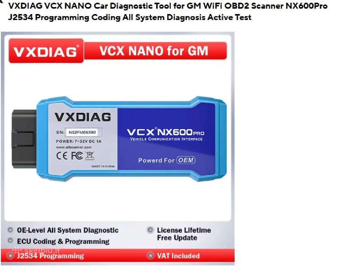 Vxdiag Gm