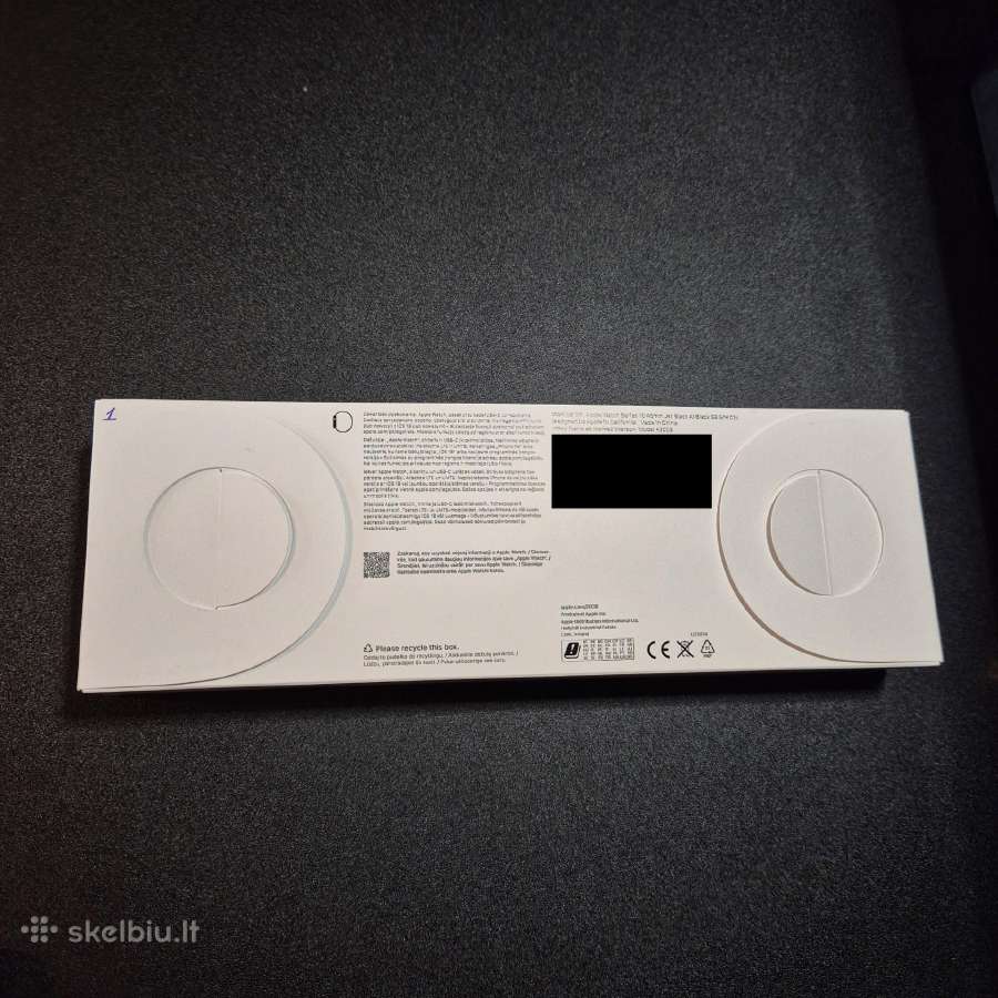 Apple Watch Series 10 46mm Jet Black esim - nuotraukos Nr. 2