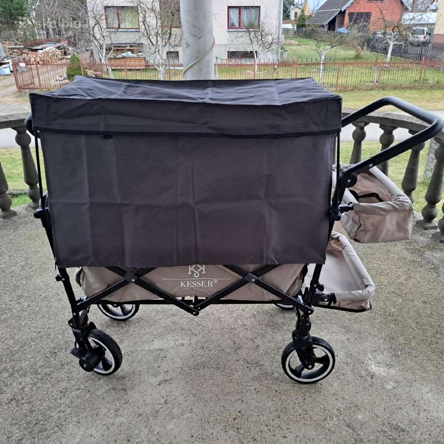 Nauji kelioniniai vežimėliai 1 ar 2 vaikams vežti - nuotraukos Nr. 18