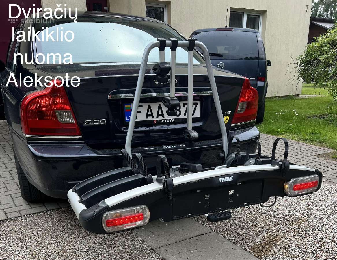 Trijų dviračių ant kablio laikiklio nuoma Aleksote