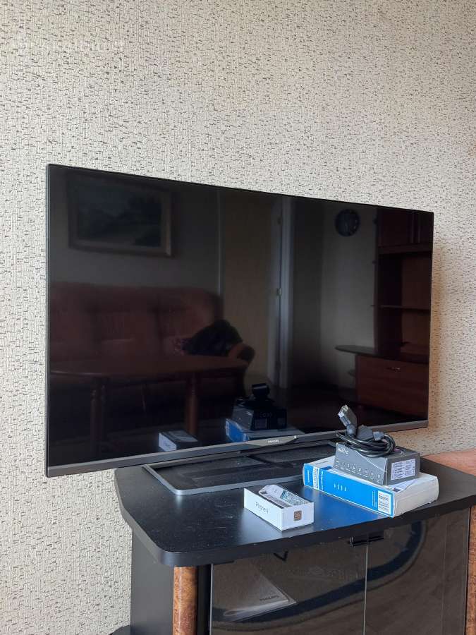 Philips televizorius su spintele