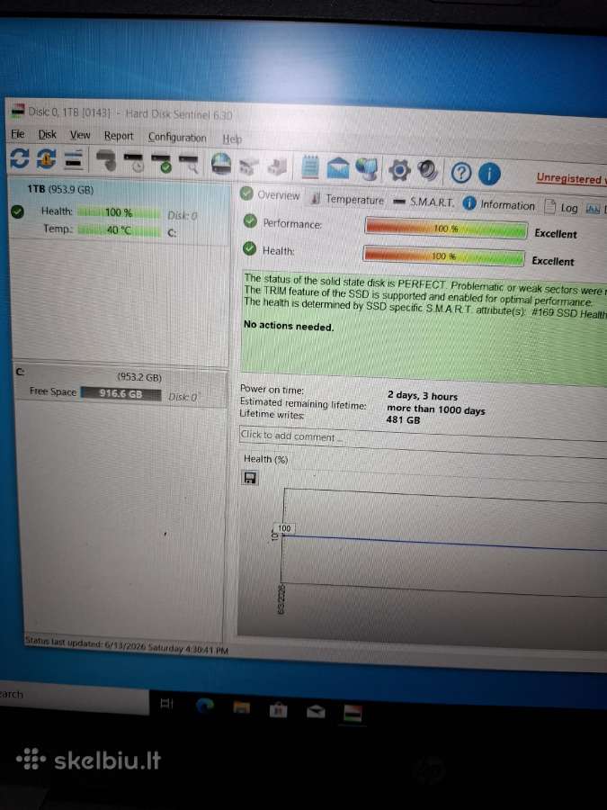1 TB SSD sata 2.5 - nuotraukos Nr. 3