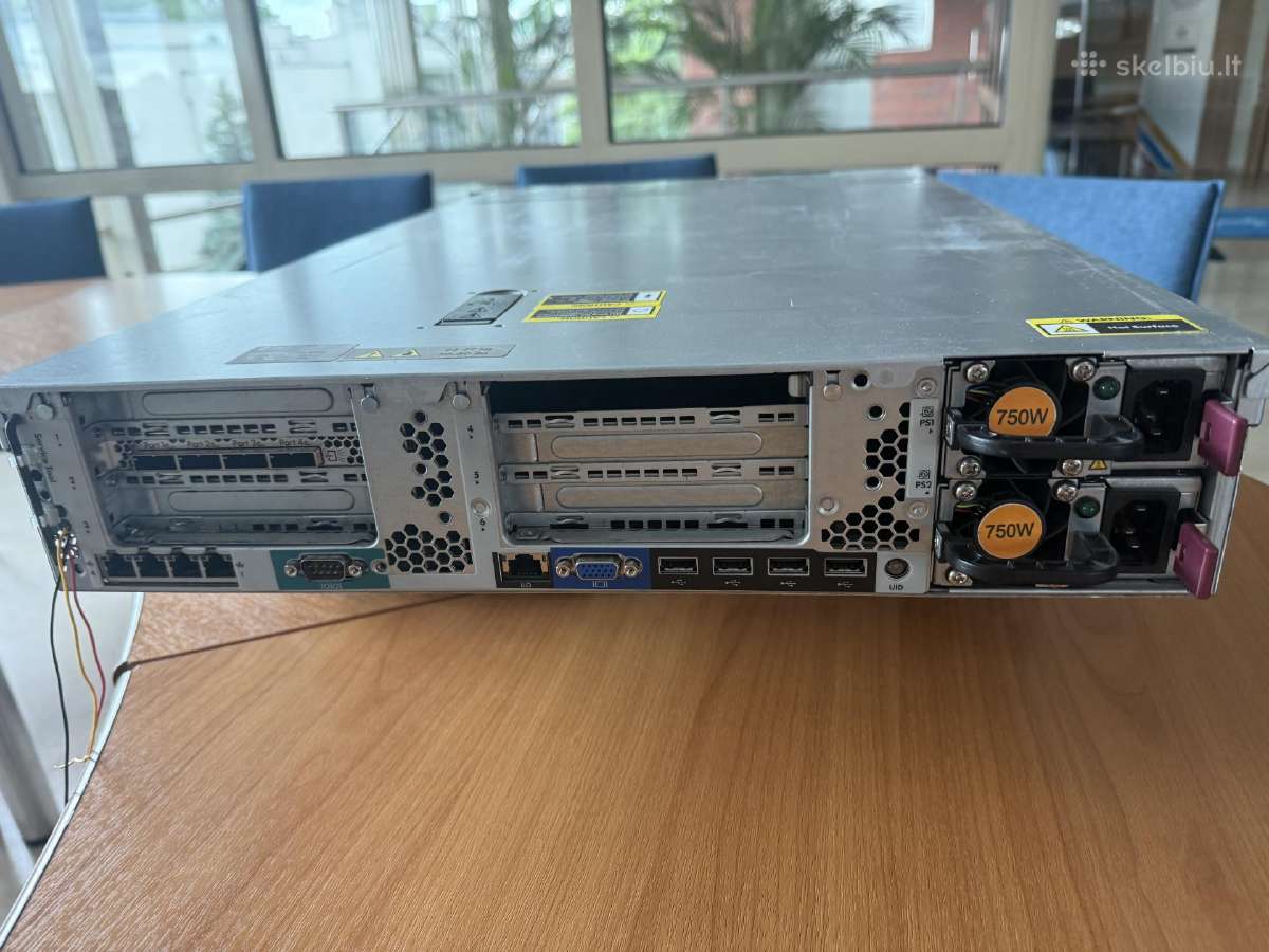 Hp Dl380 Gen8 25 Sff, 2xe5-2680 v2, 384 GB RAM - nuotraukos Nr. 4