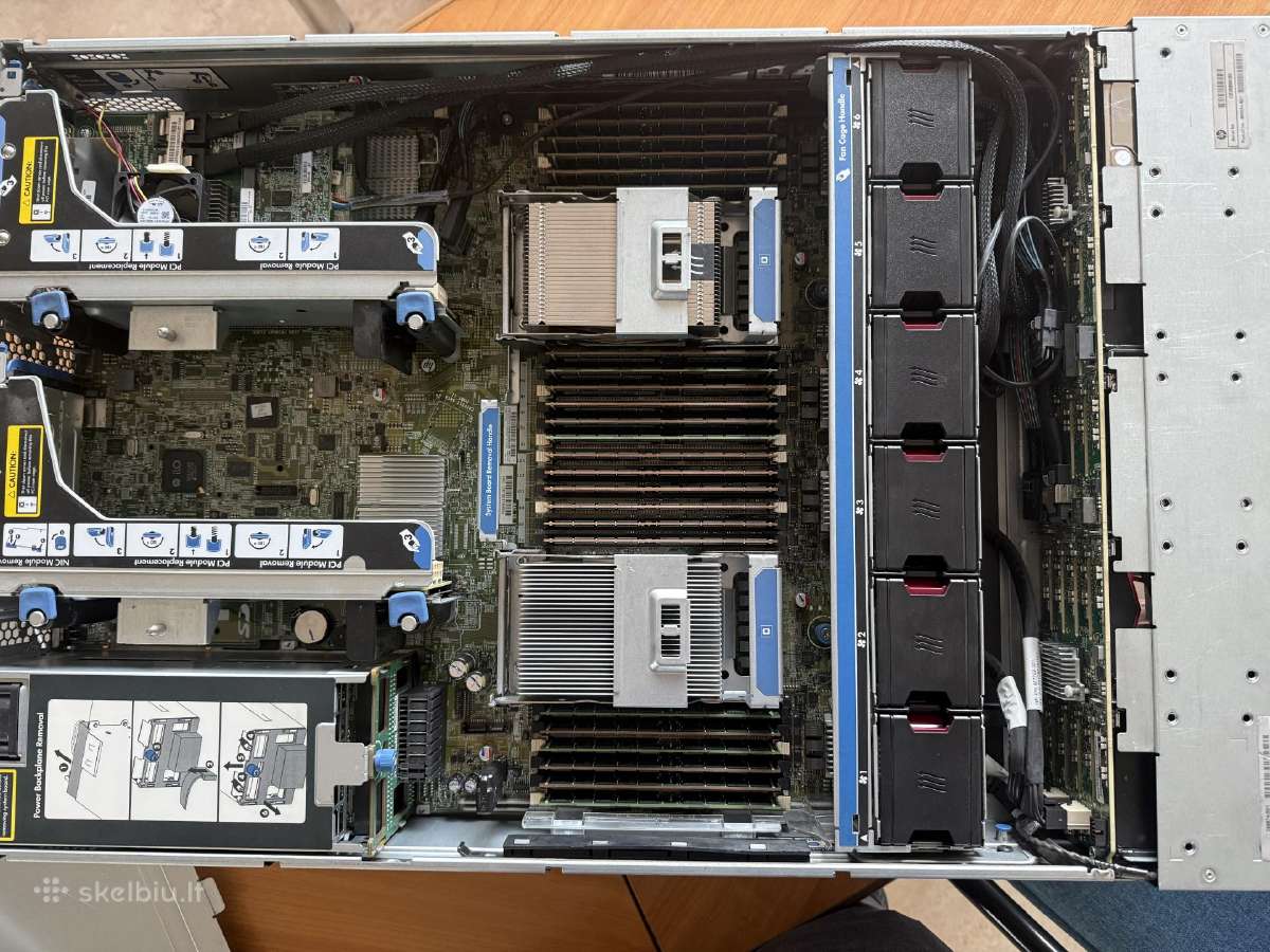 Hp Dl380 Gen8 25 Sff, 2xe5-2680 v2, 384 GB RAM - nuotraukos Nr. 6