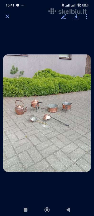 Senoviški variniai įvairūs indai/samčiai