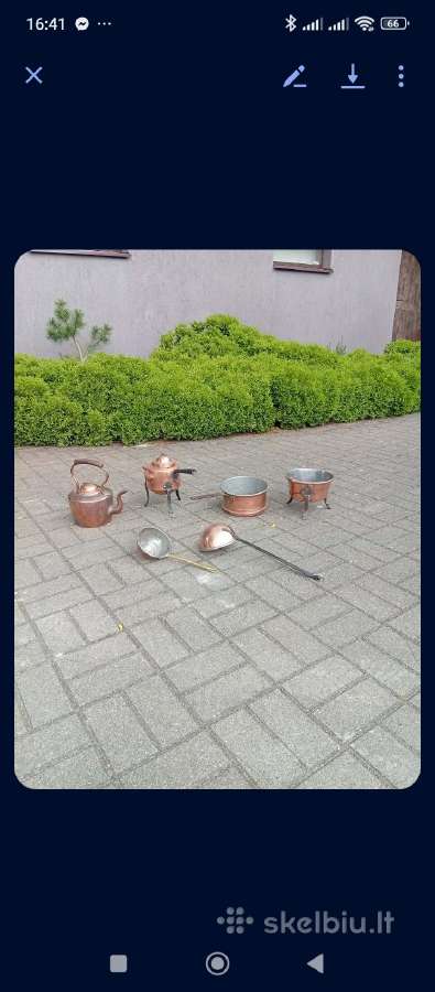 Senoviški variniai gražus įvairūs indai/samčiai