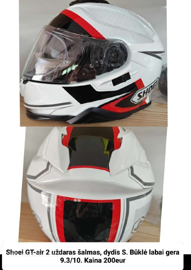 Schuberth, Shoei,hjc, Shark salmai įvairūs dydžiai - nuotraukos Nr. 6