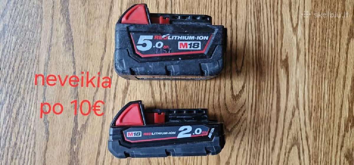 Milwaukee M18 baterija