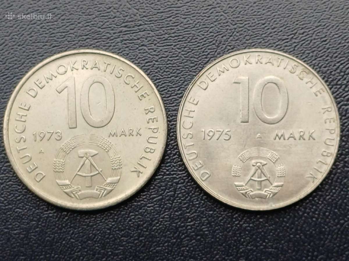 10 markių 1973,75m. VDR - nuotraukos Nr. 2