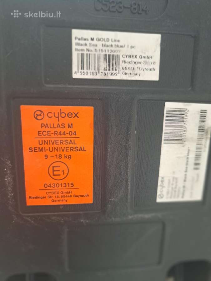 Cybex Pallas M, tvarkinga, be autoįvykių, Šiauliai - nuotraukos Nr. 3